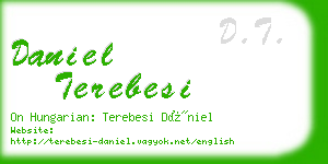 daniel terebesi business card